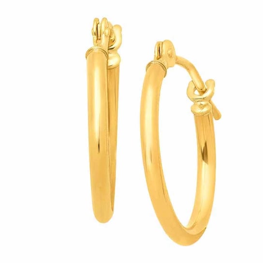 10K Yellow Gold Huggie Hoop Earrings