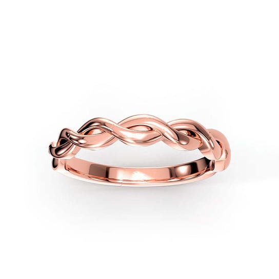 14K Rose Gold Twist Ring