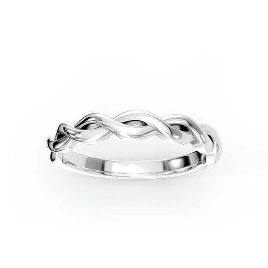 14K White Gold Twist Ring