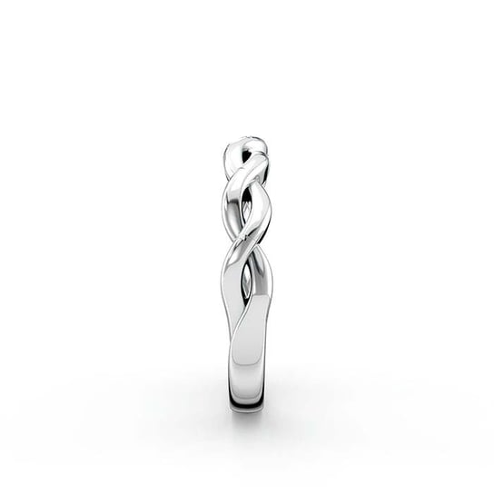 14K White Gold Twist Ring