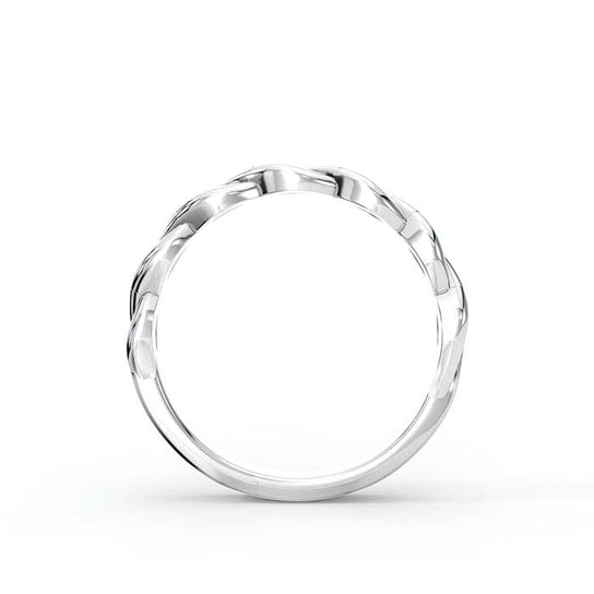 14K White Gold Twist Ring