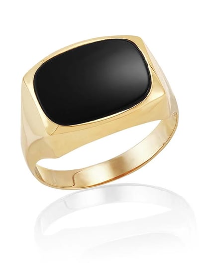 14K Yellow Gold Onyx