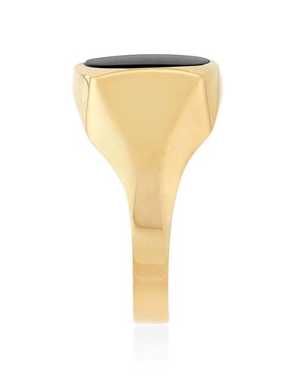 14K Yellow Gold Onyx