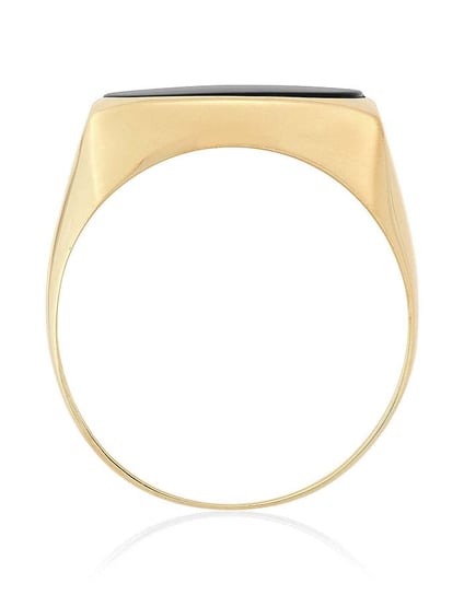 14K Yellow Gold Onyx