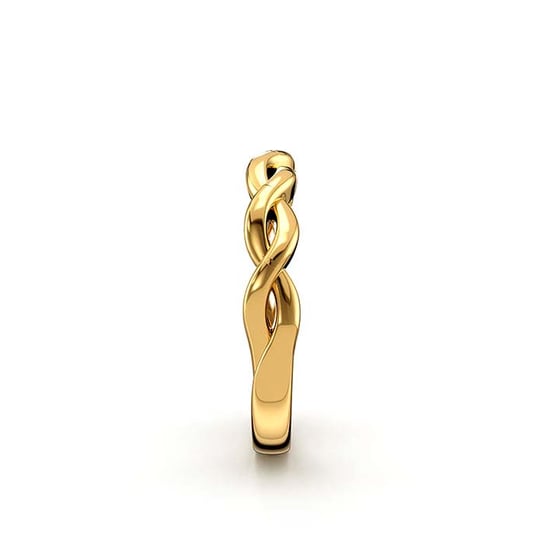 14K Yellow Gold Twist Ring