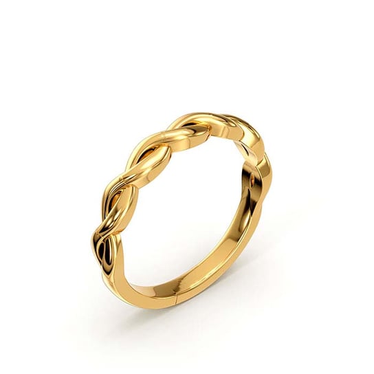 14K Yellow Gold Twist Ring