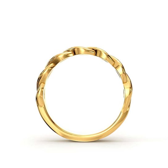 14K Yellow Gold Twist Ring