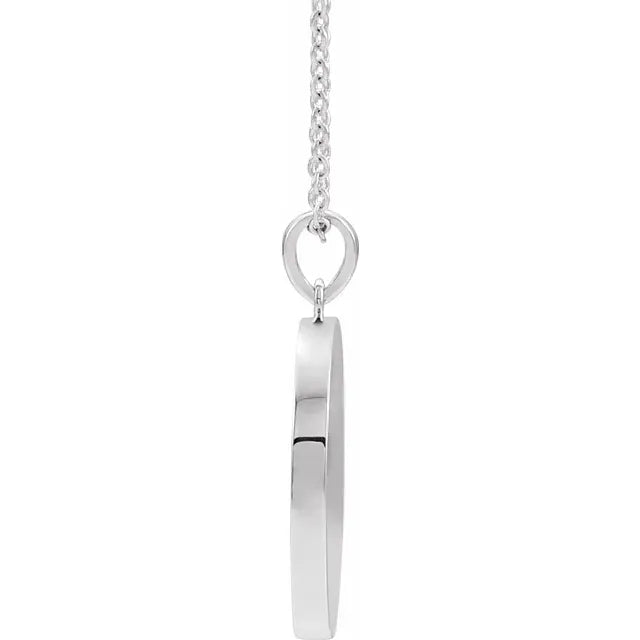 Platinum Allah Necklace