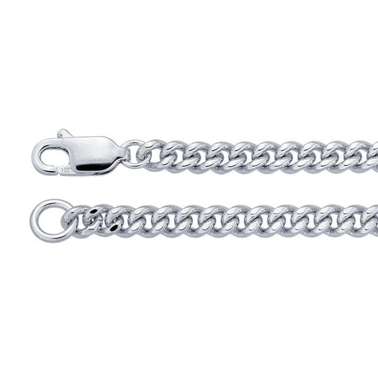Sterling Silver Diamond Curb Chain Bracelet