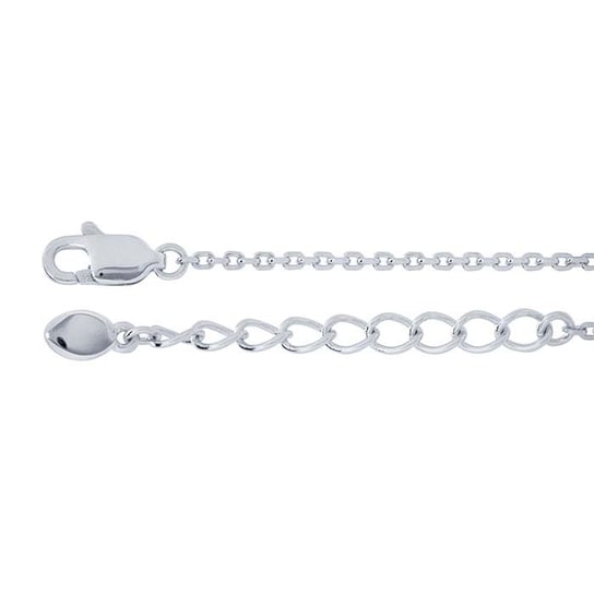 Sterling Silver Diamond-Set D-Ring Bracelet