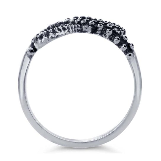 Sterling Silver Octopus Tentacle Ring, Adjustable