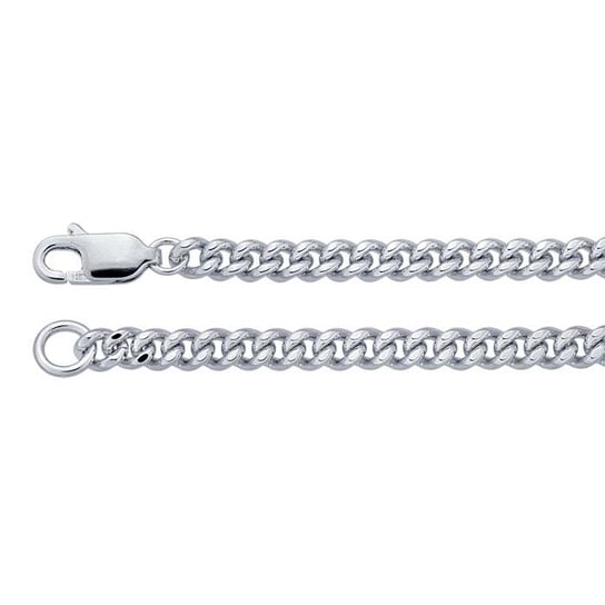 Sterling Silver Diamond Curb Chain Bracelet